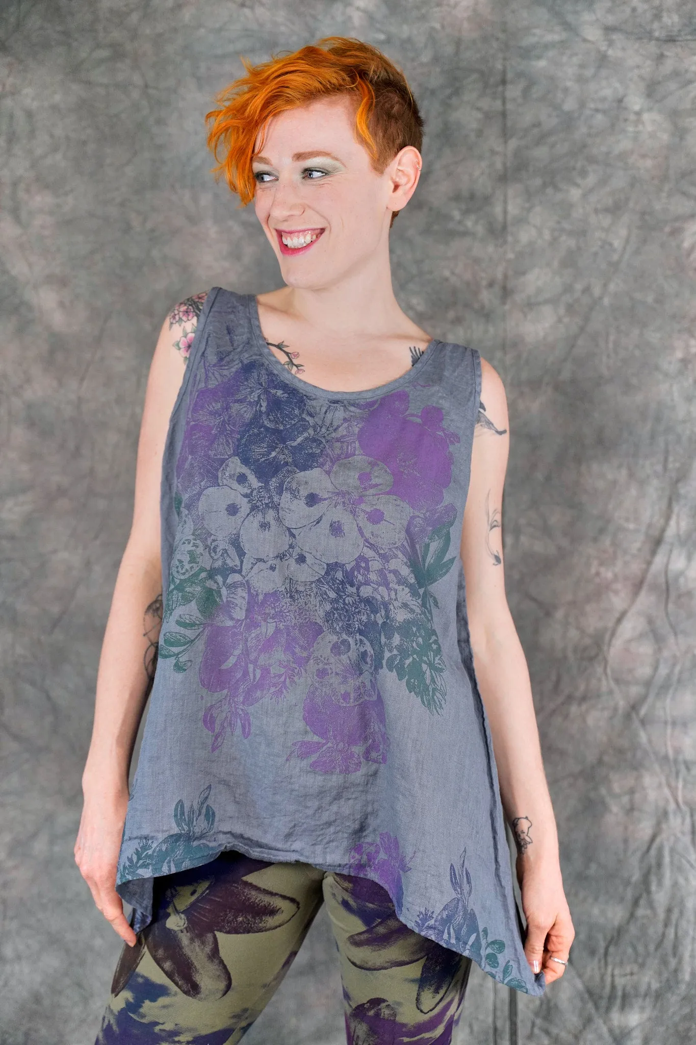 1196 Linen Tank River Mist-P