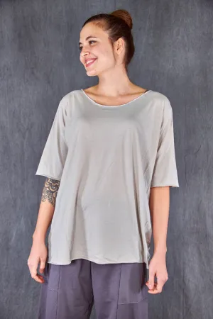 1569 Simple Layer Tee-Natural/Dove-U