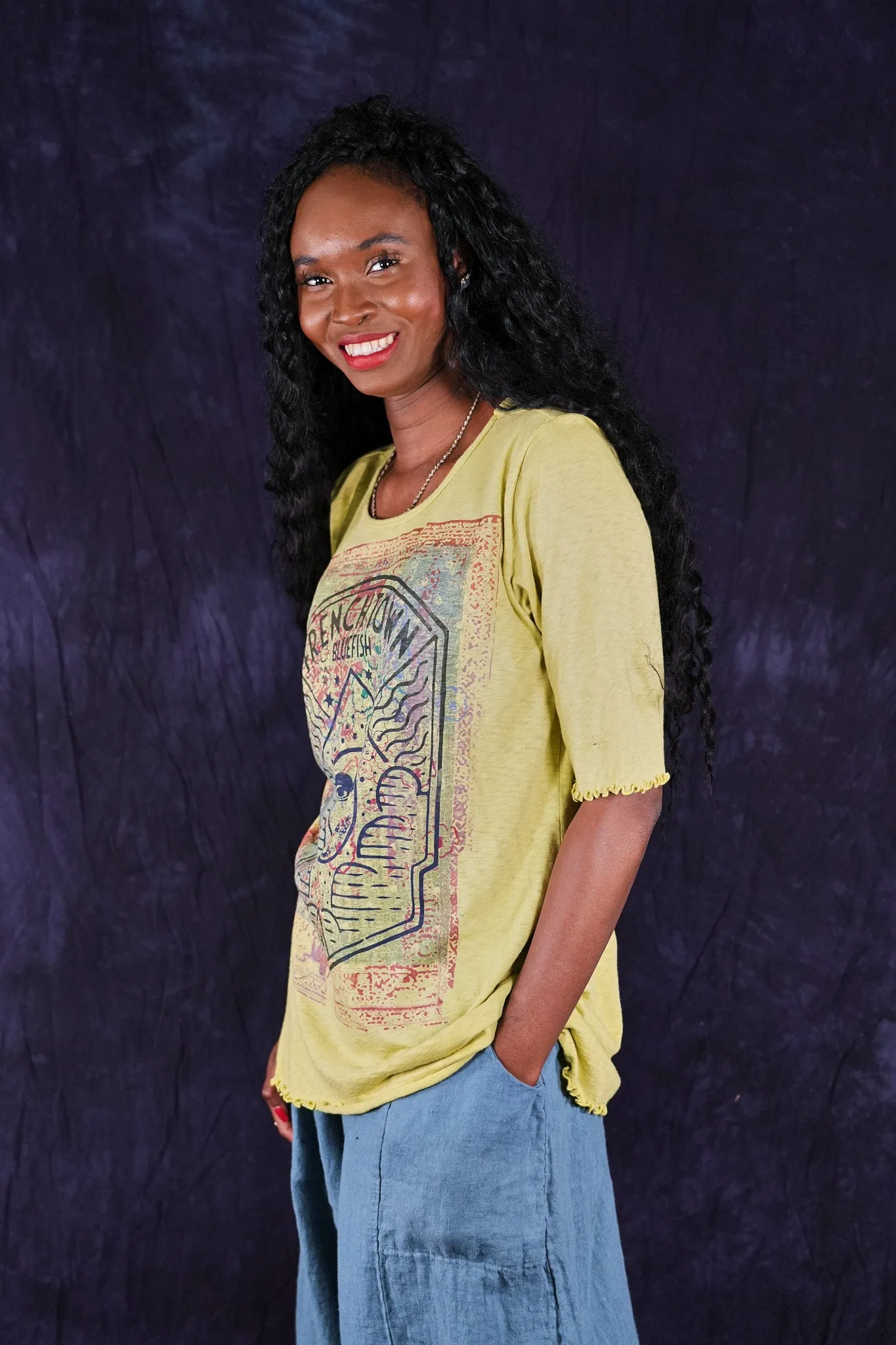 1600 Simple Tee Citron-P