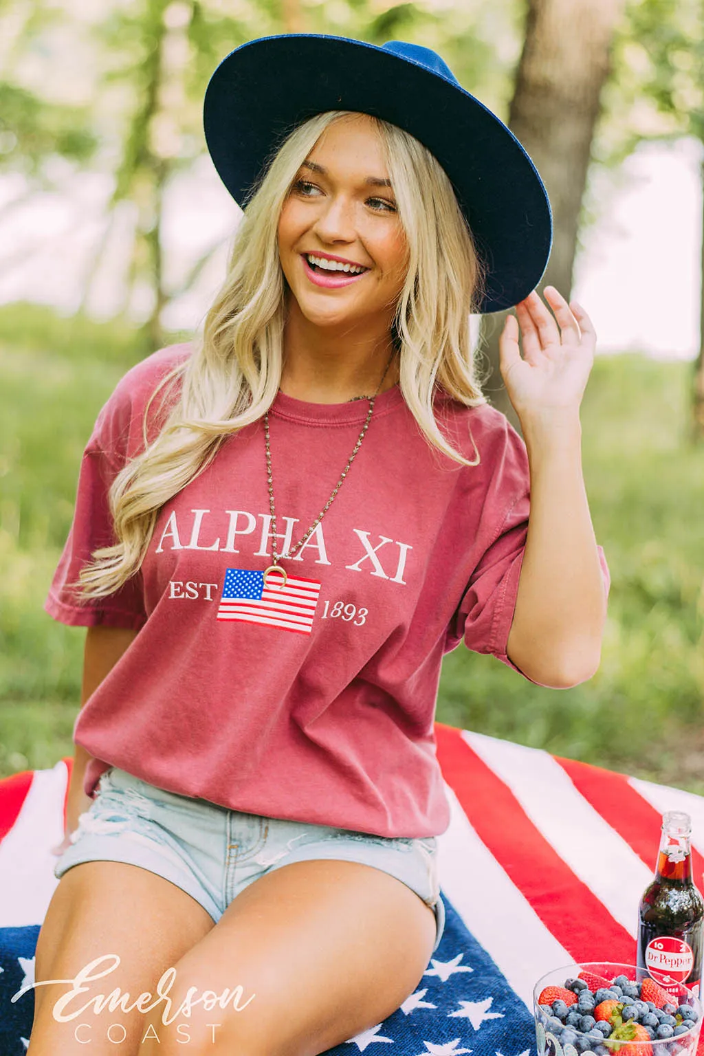 Alpha Xi Classic Americana PR Tshirt