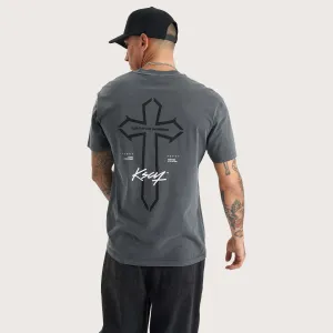 Alpheus Relaxed Tee Pigment Asphalt