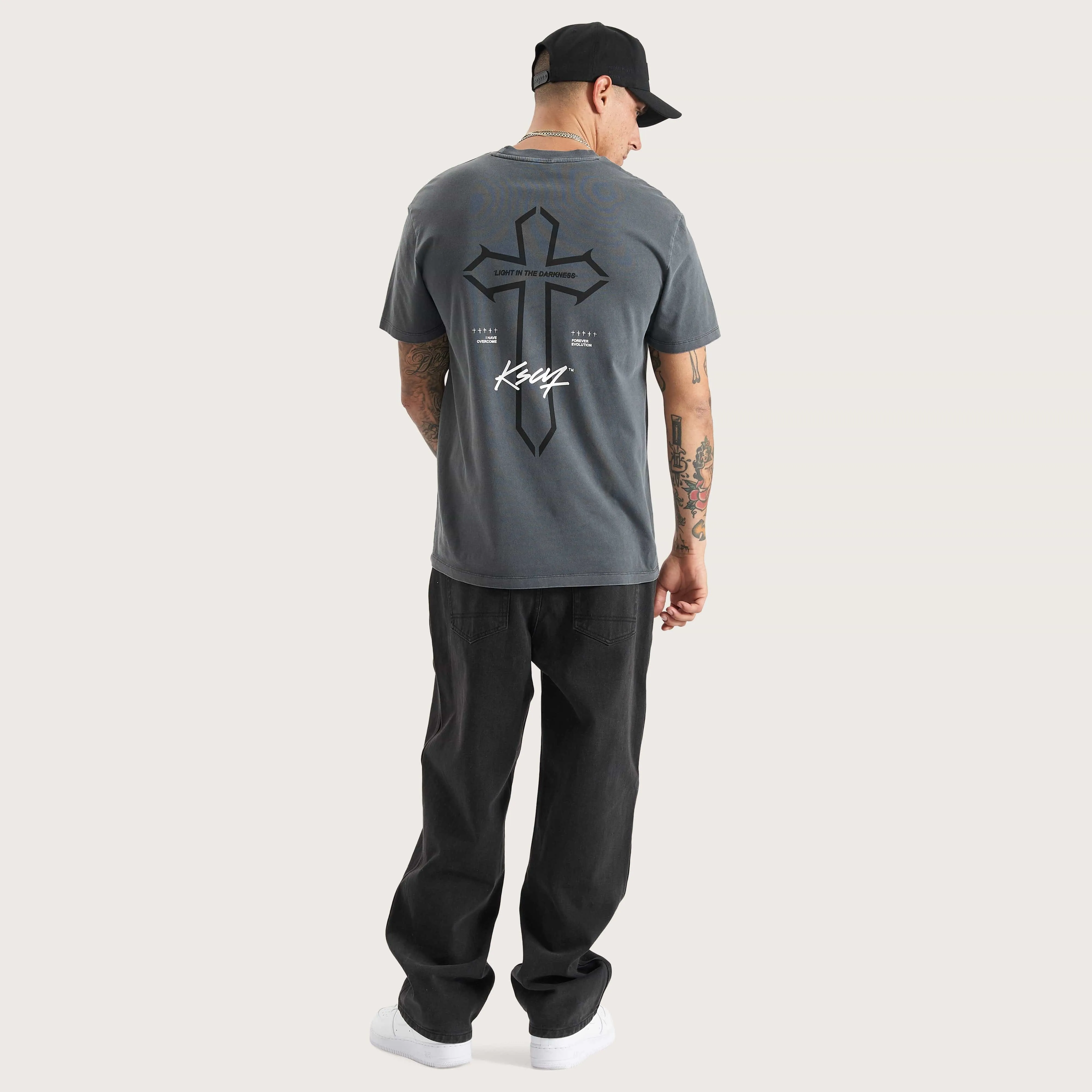 Alpheus Relaxed Tee Pigment Asphalt