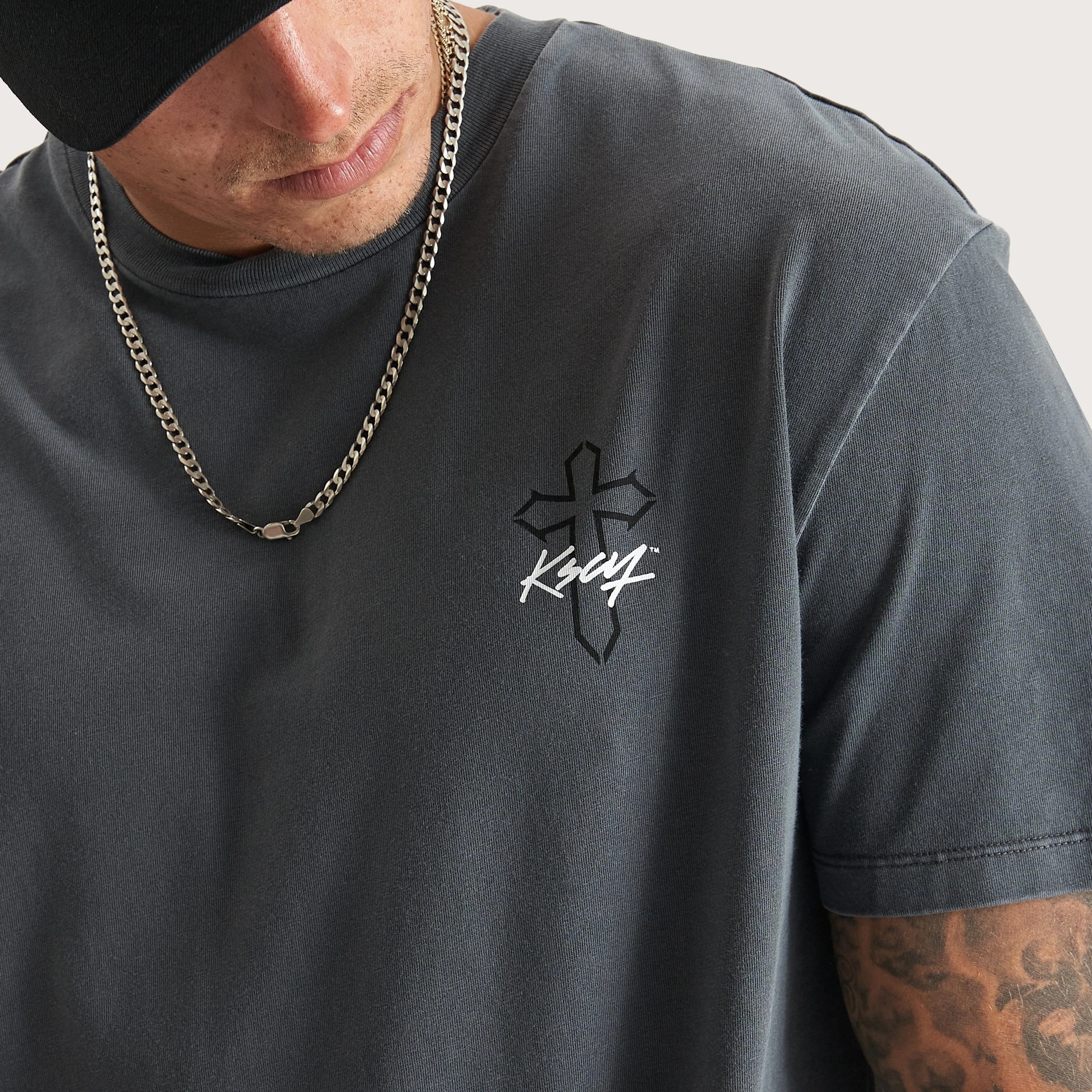 Alpheus Relaxed Tee Pigment Asphalt