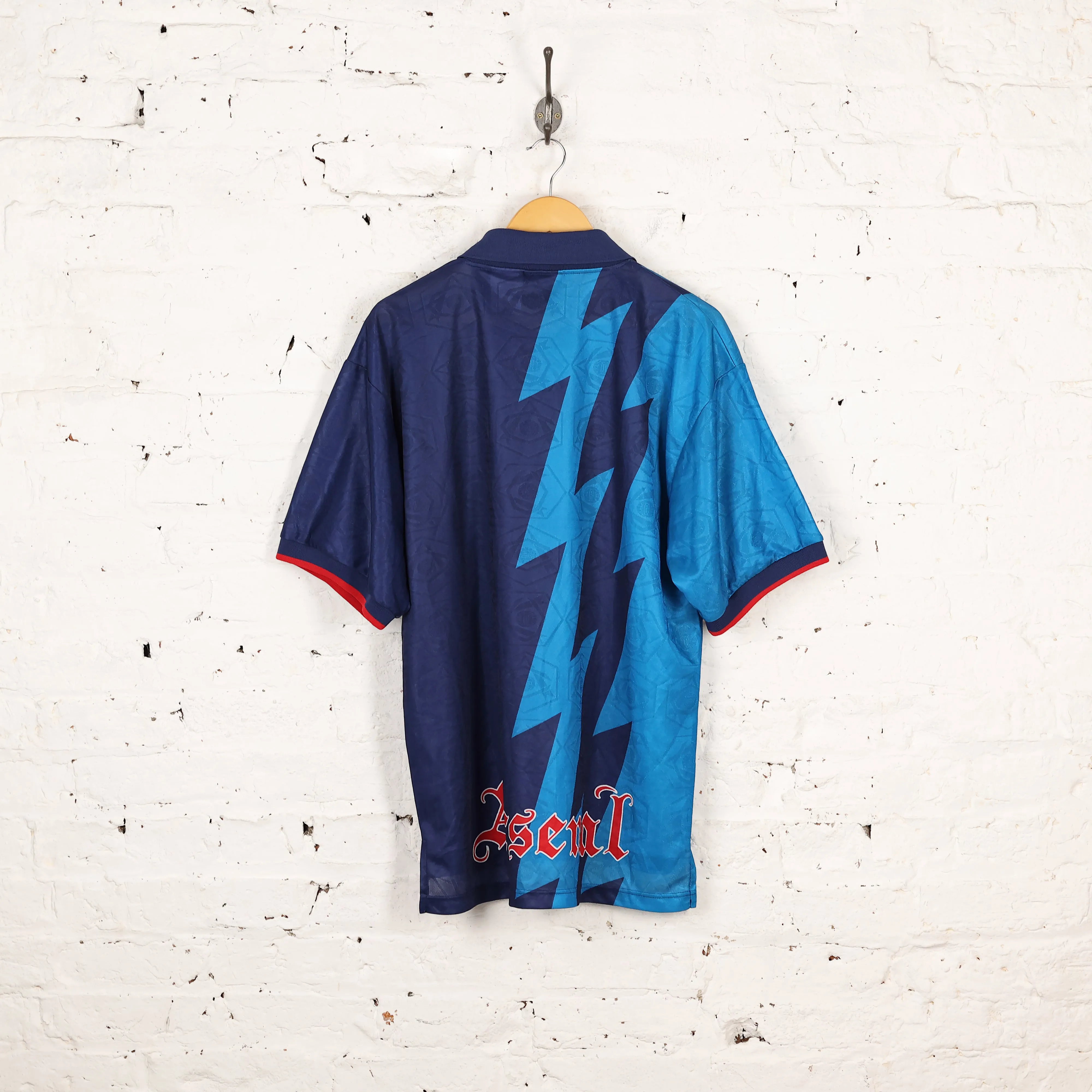 Arsenal 1995 Nike Away Football Shirt - Blue - XL