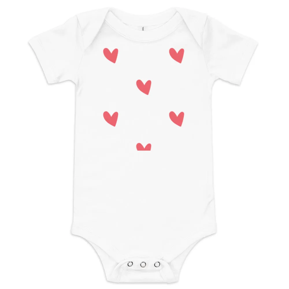 Baby short sleeve one piece, 100% Cotton,