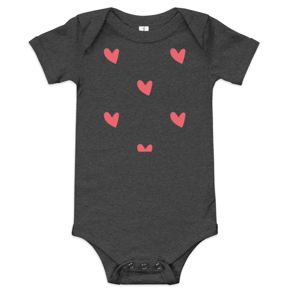 Baby short sleeve one piece, 100% Cotton,