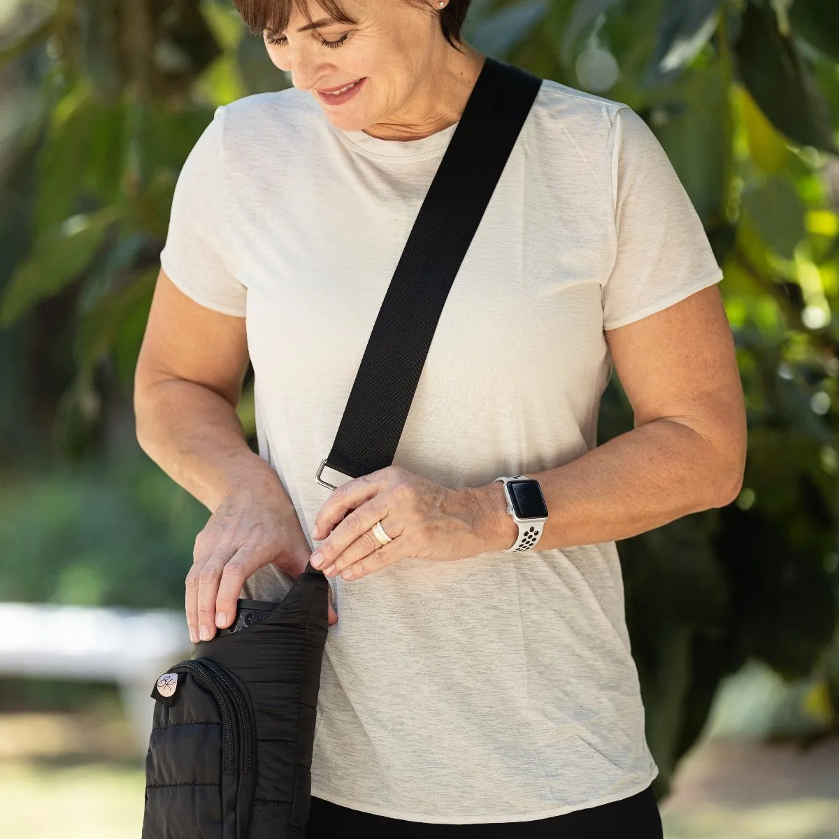Back Wrap Tee | White
