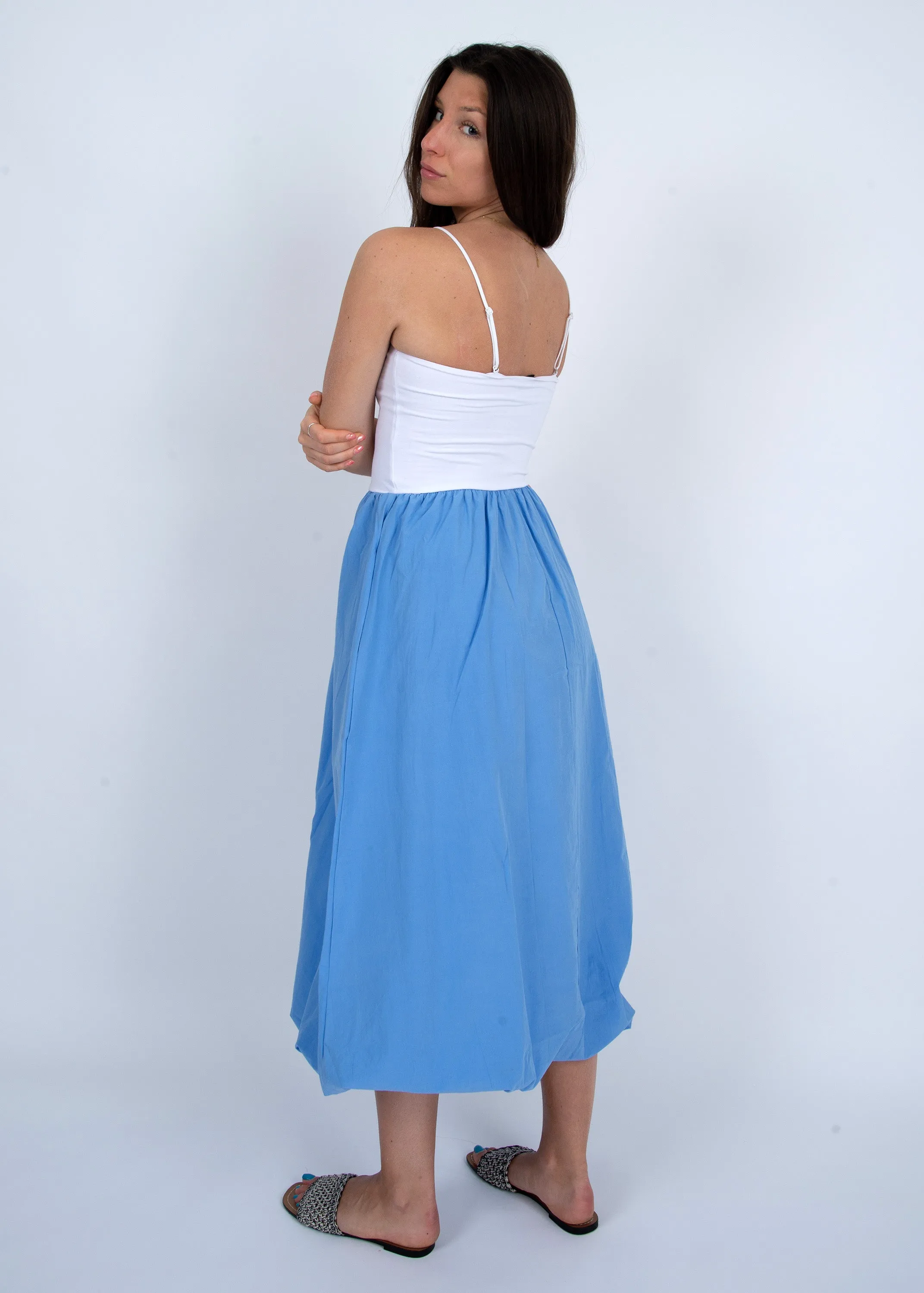 Balloon Midi Dress