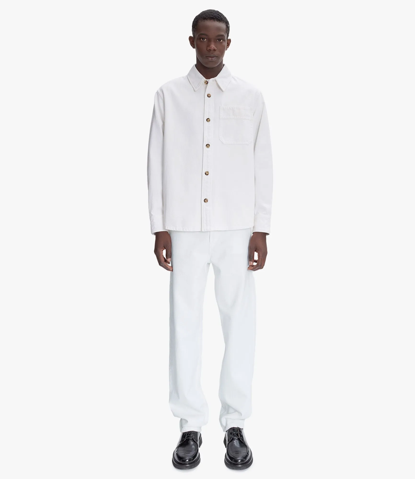 Basile Brodée Poitrine overshirt