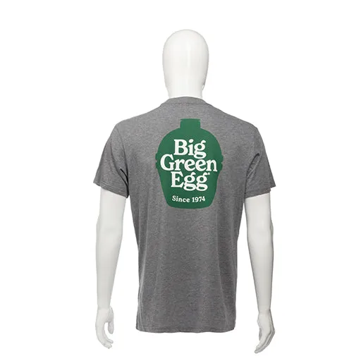 Big Green Egg Men's Gray T-Shirt - Large