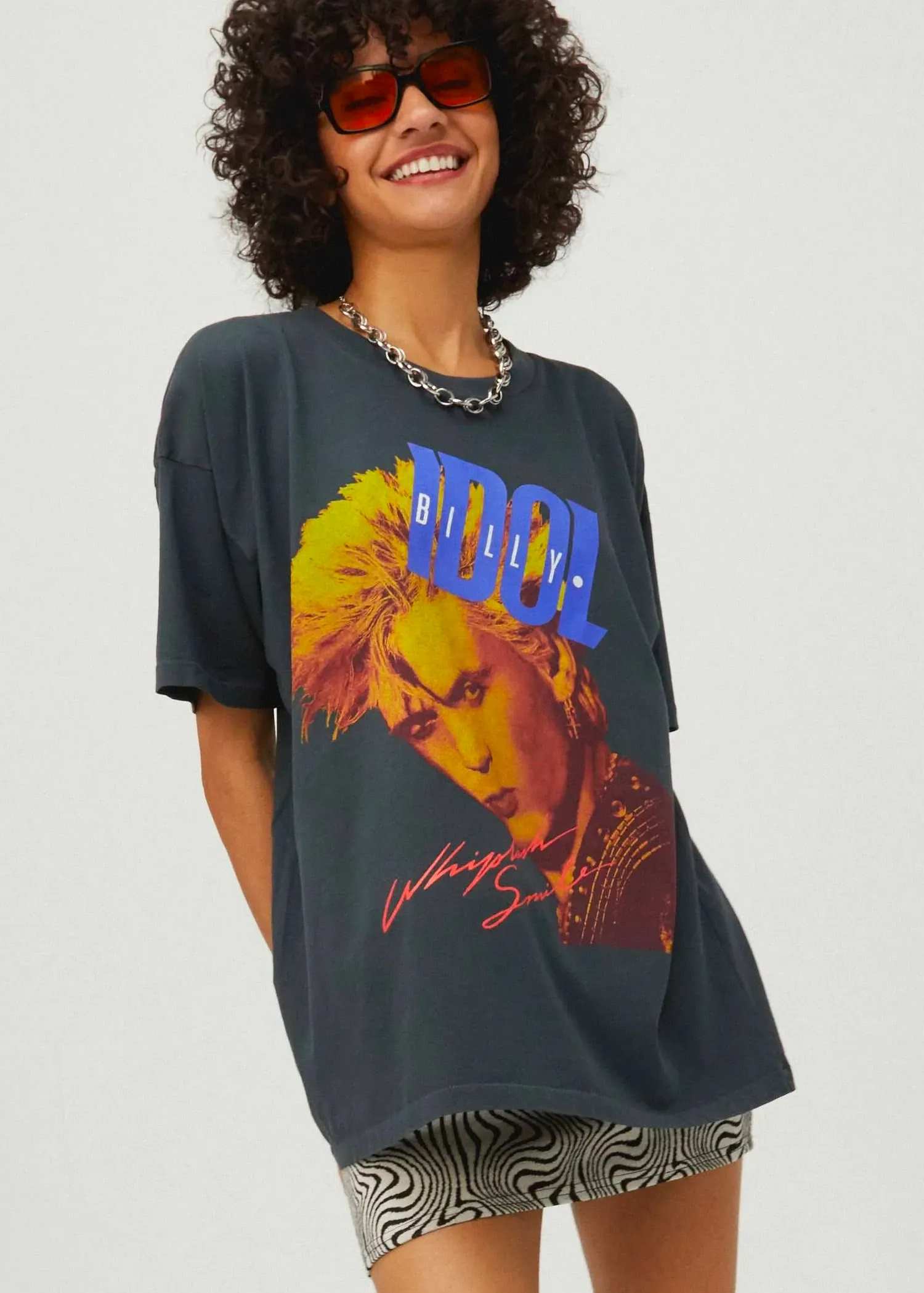 Billy Idol Whiplash Smile Merch Tee