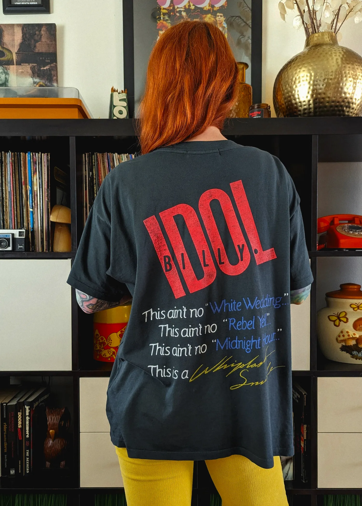 Billy Idol Whiplash Smile Merch Tee