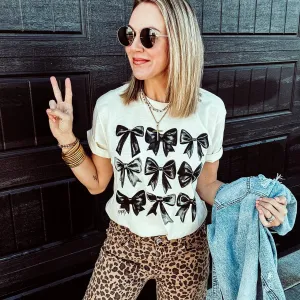 Black Bow Graphic Tee