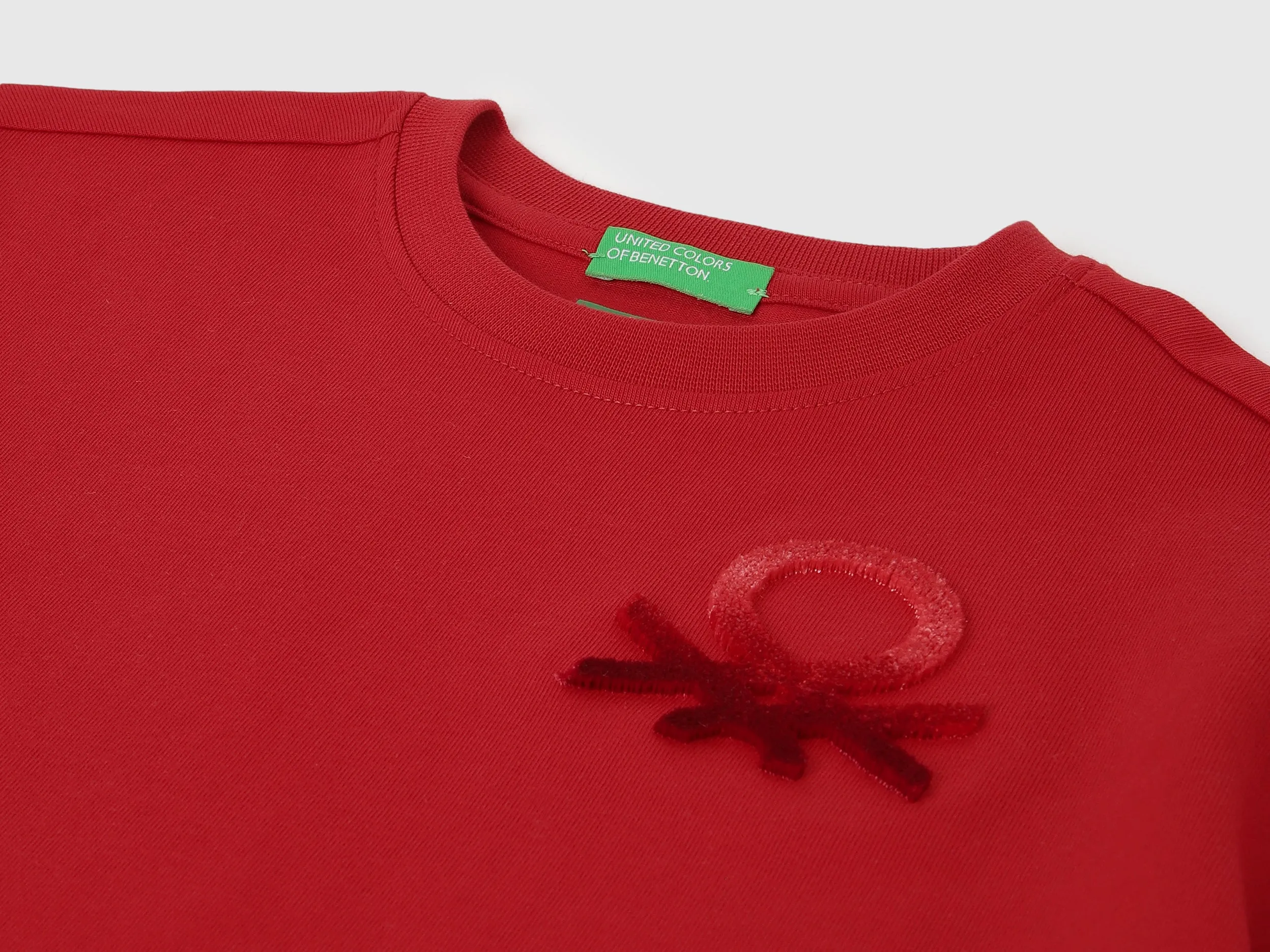 Boxy Fit Round Neck Solid T-shirt