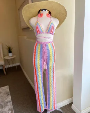 Bra Crochet Pants Set FINAL SALE