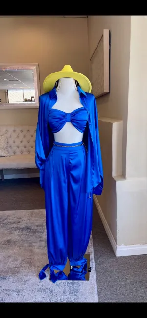Bra Top & Pants W Shirt