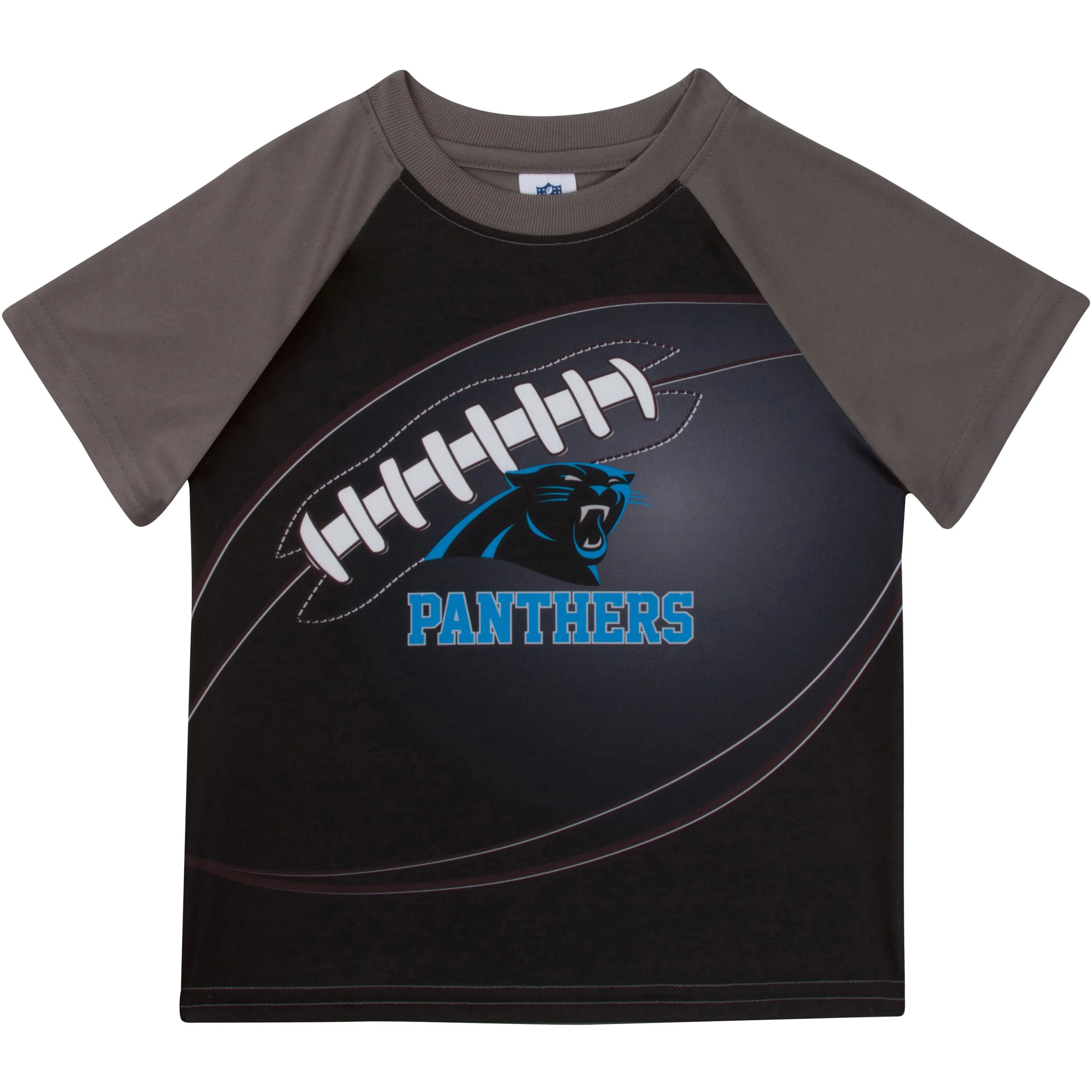 Carolina Panthers Boys Short Sleeve Tee Shirt