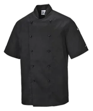 Chef kitchen wear Kent Short sleeve Unisex Chefs Jacket Portwest C734