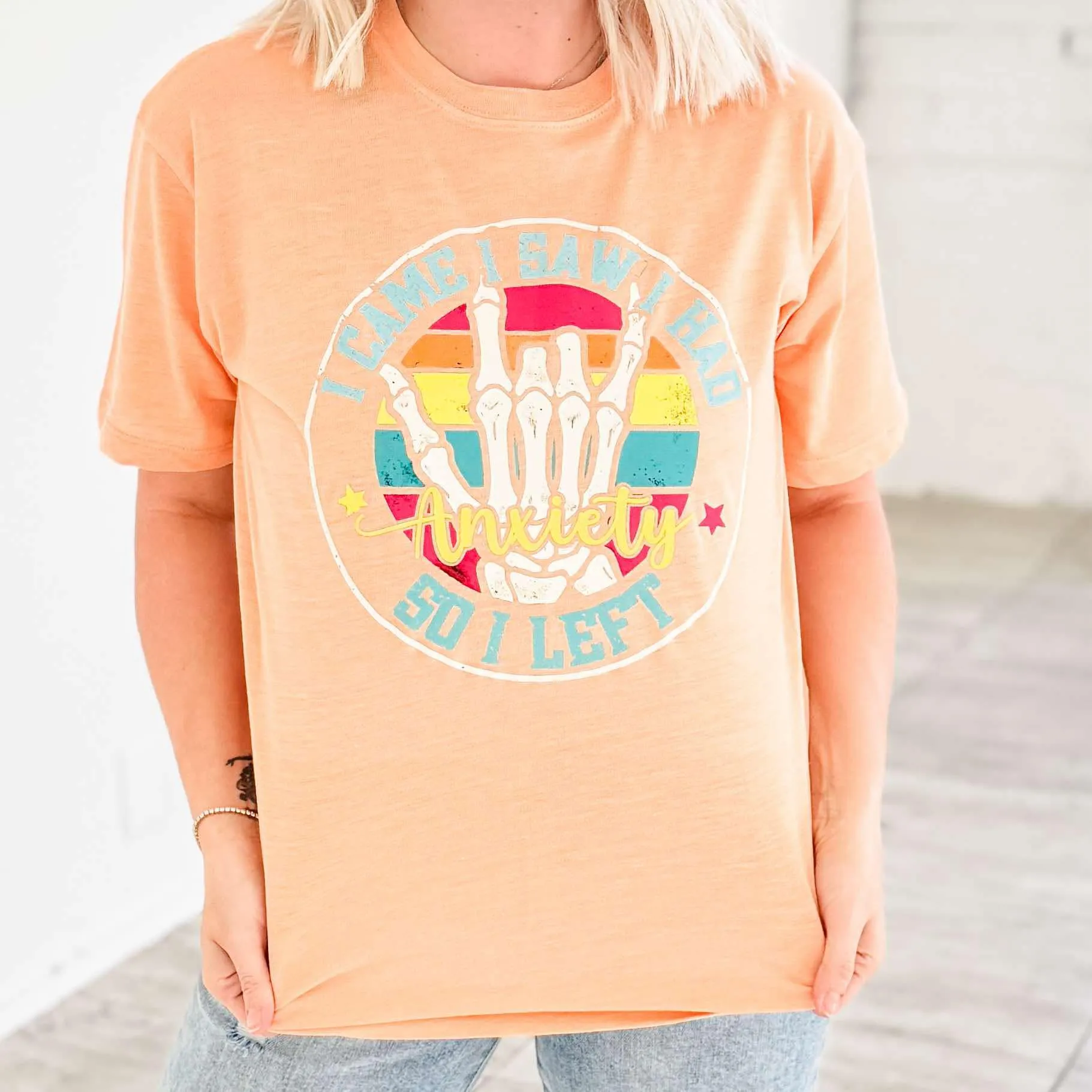 Circle Came Saw Anxiety Graphic Tee