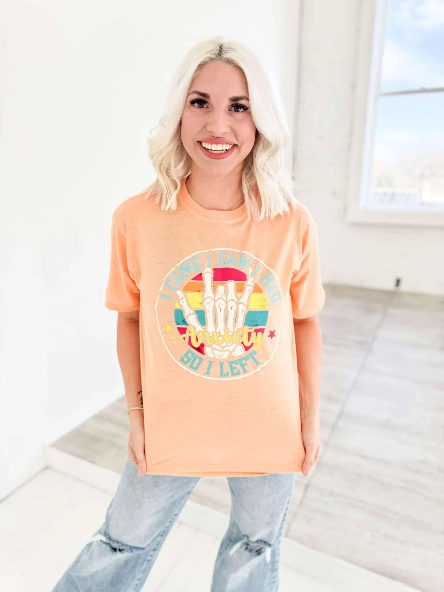 Circle Came Saw Anxiety Graphic Tee