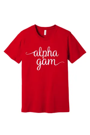 Classic Alpha Gam Tee