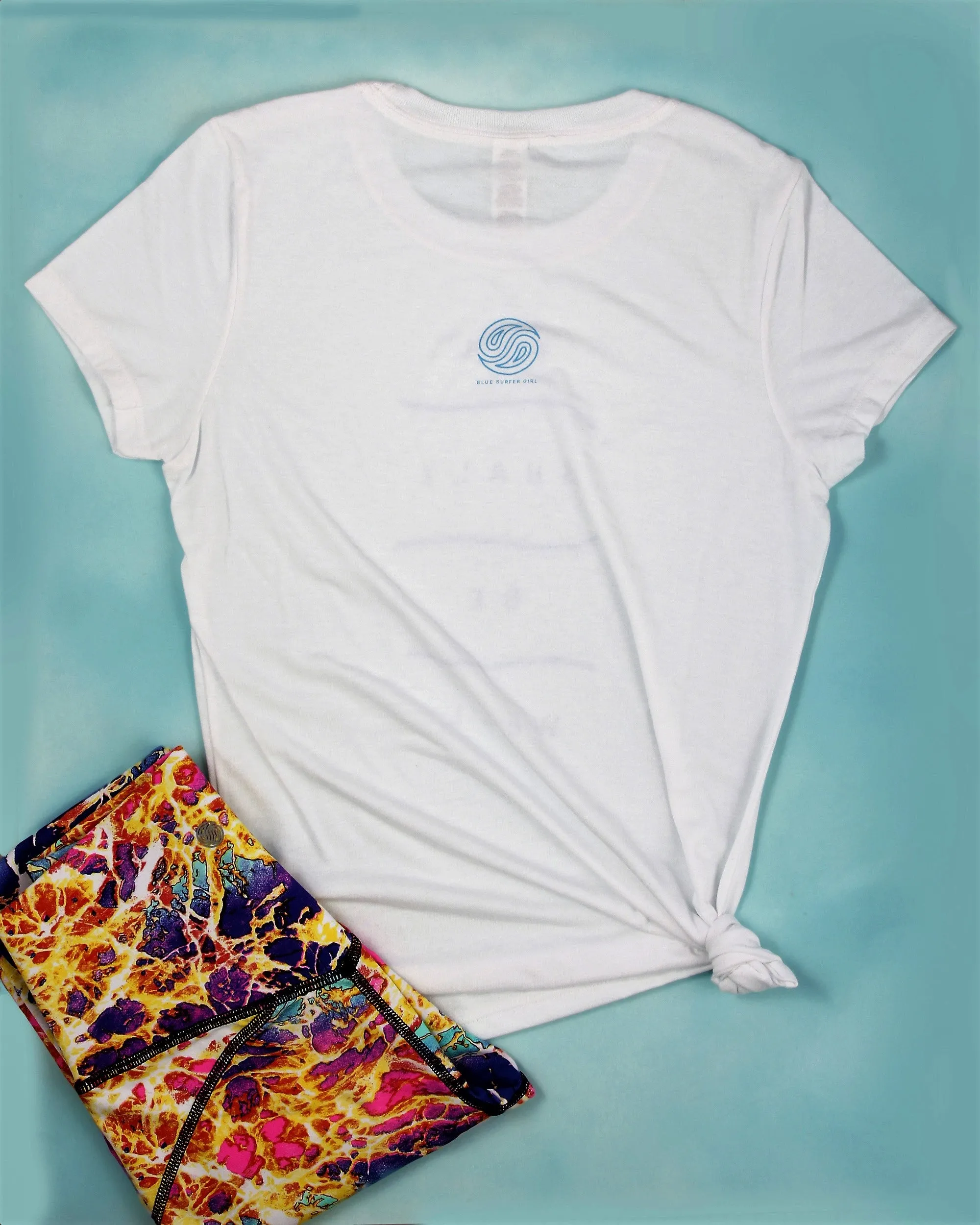 Classic Blue Surfer Girl Tee