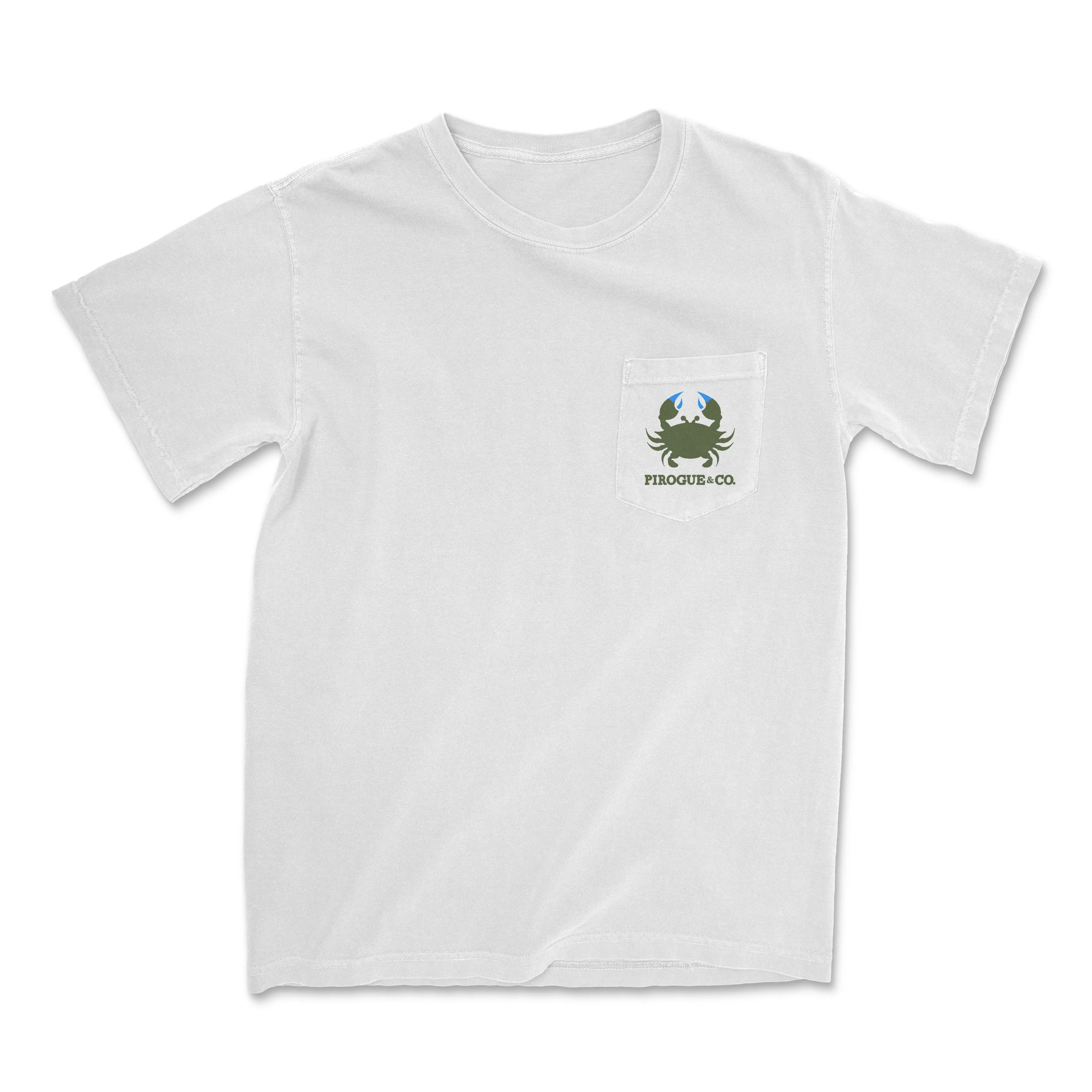 Classic Crab Tee | Pearl White