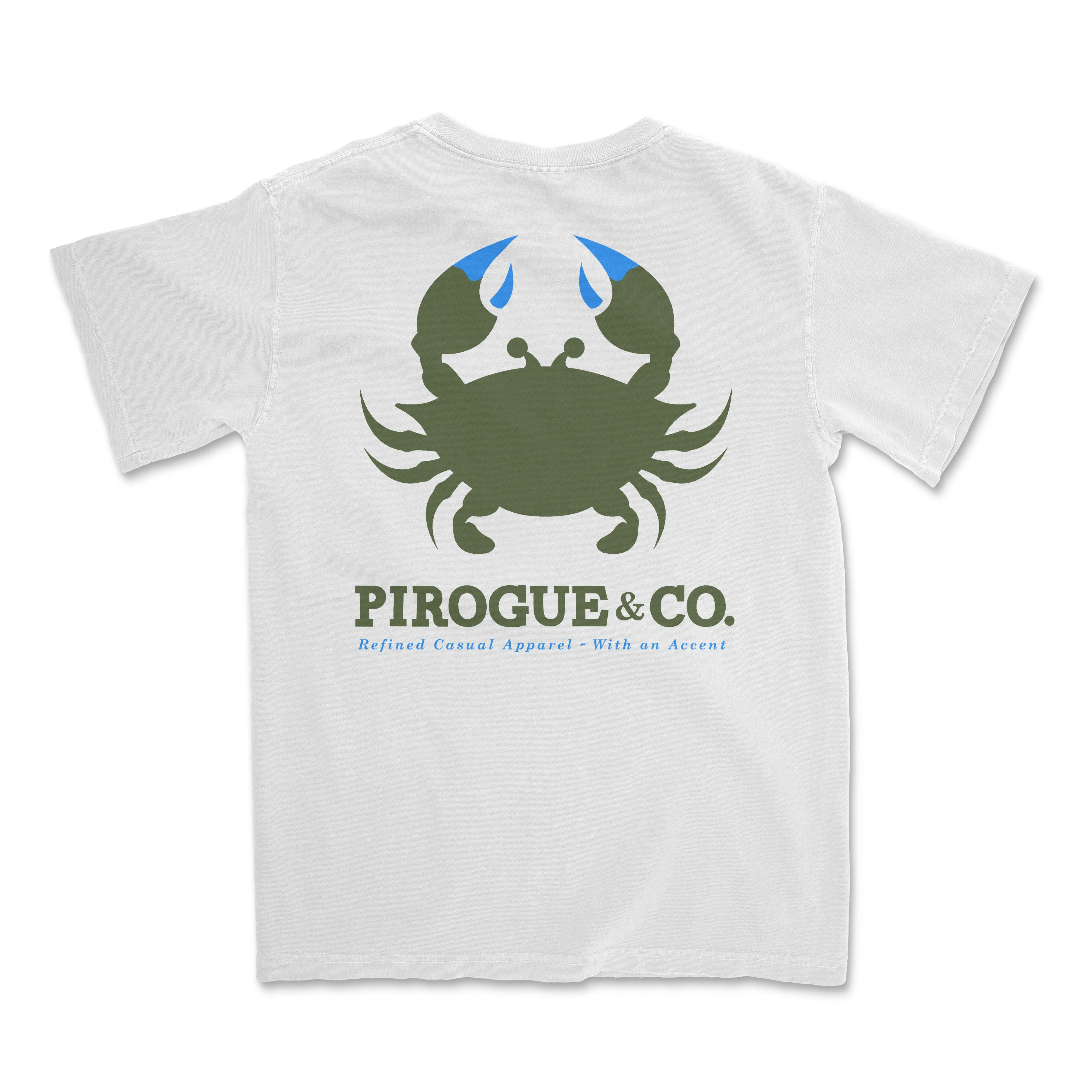 Classic Crab Tee | Pearl White