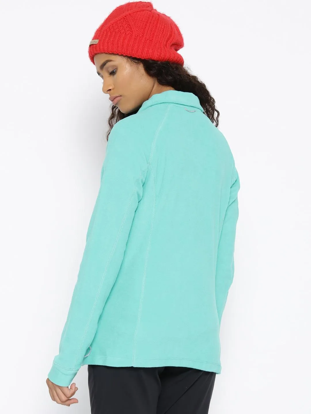 Columbia Women Yellow Leadbetter Mountain Full Zip Fleece Jacket