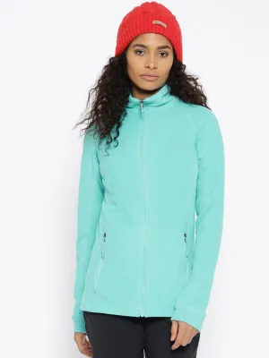 Columbia Women Yellow Leadbetter Mountain Full Zip Fleece Jacket