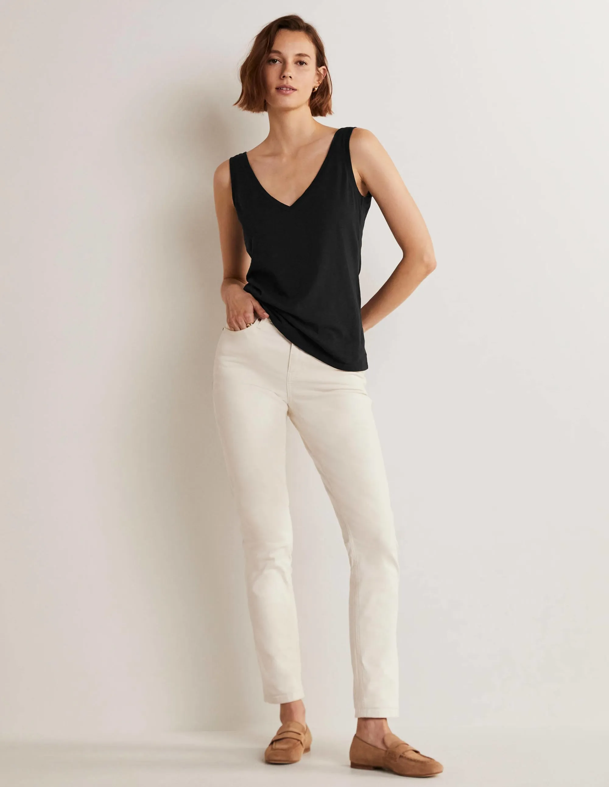 Cotton Vest-Black