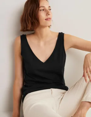 Cotton Vest-Black