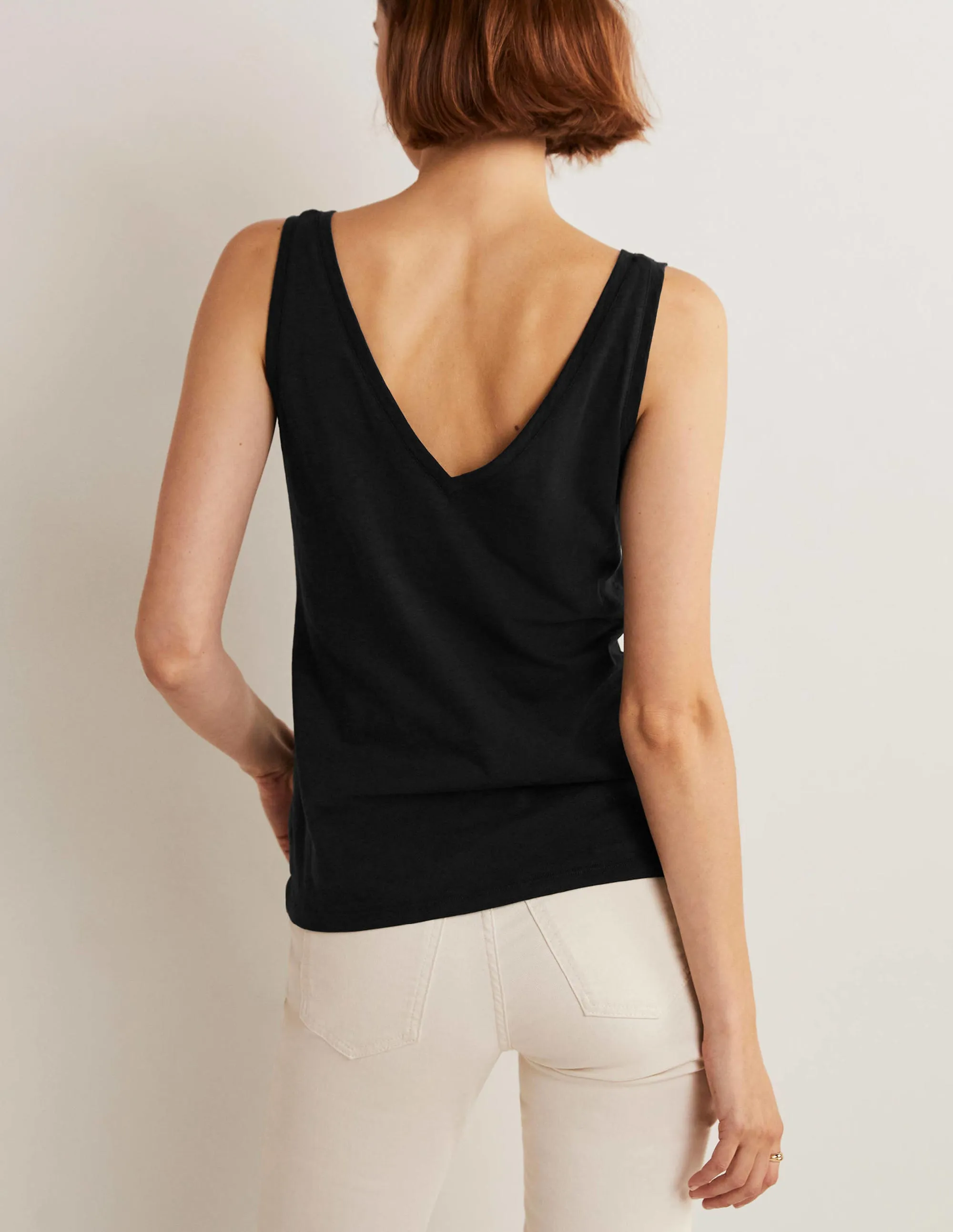 Cotton Vest-Black
