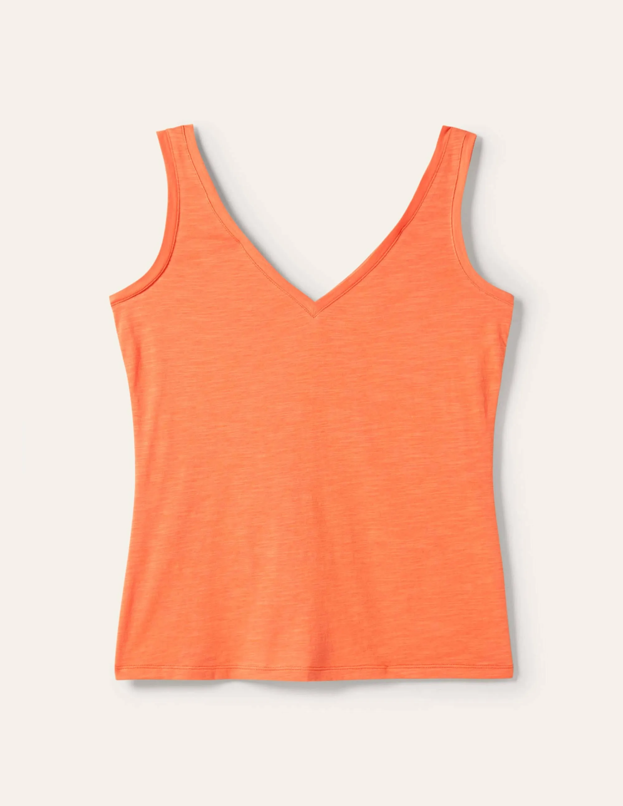Cotton Vest-Dusty Orange