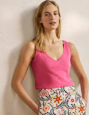 Cotton Vest-Festival Pink
