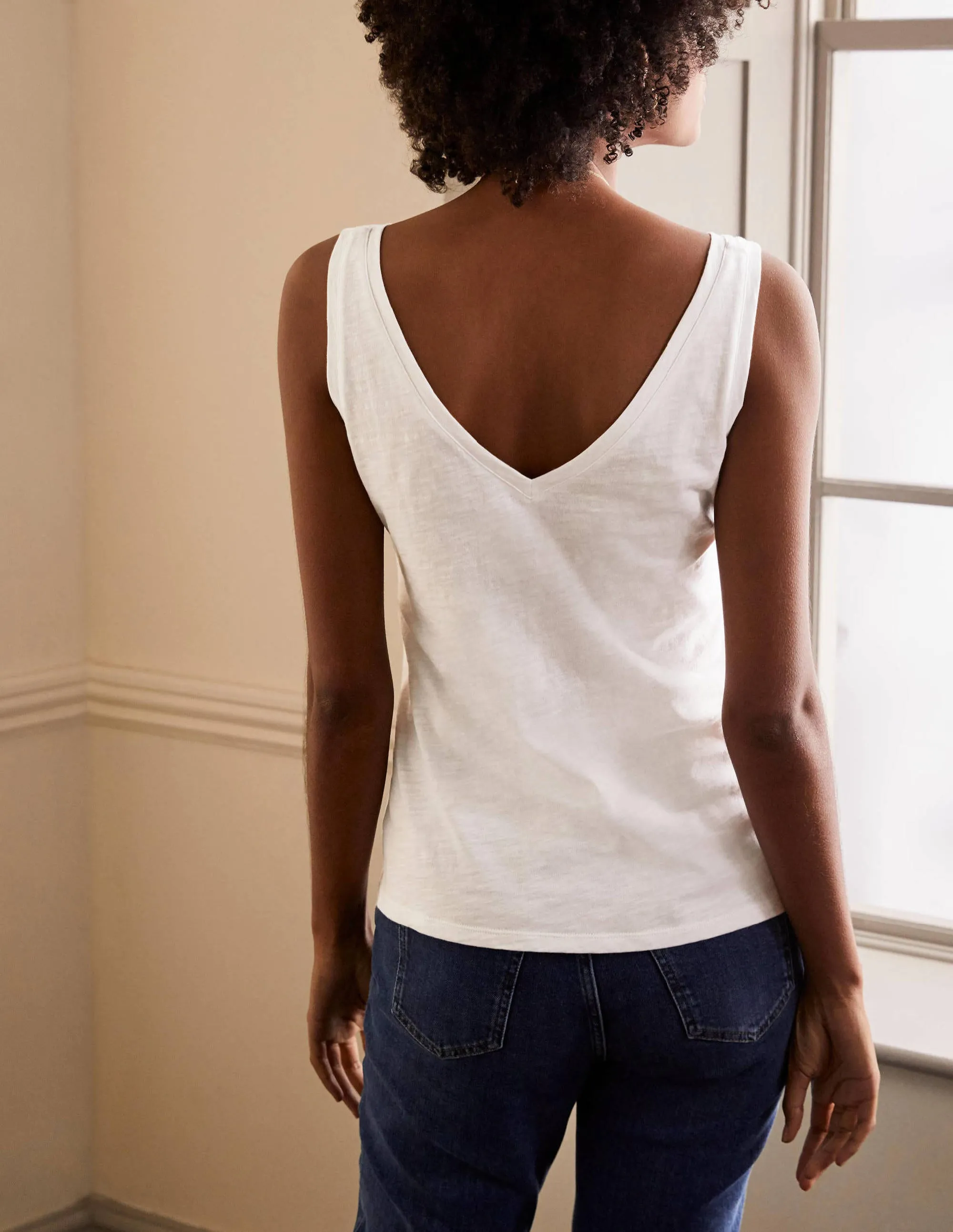 Cotton Vest-White