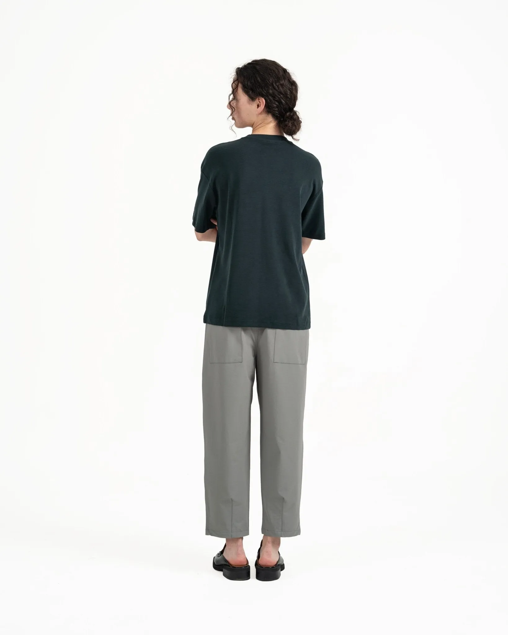 Cupro Signature Tee - Grayeen