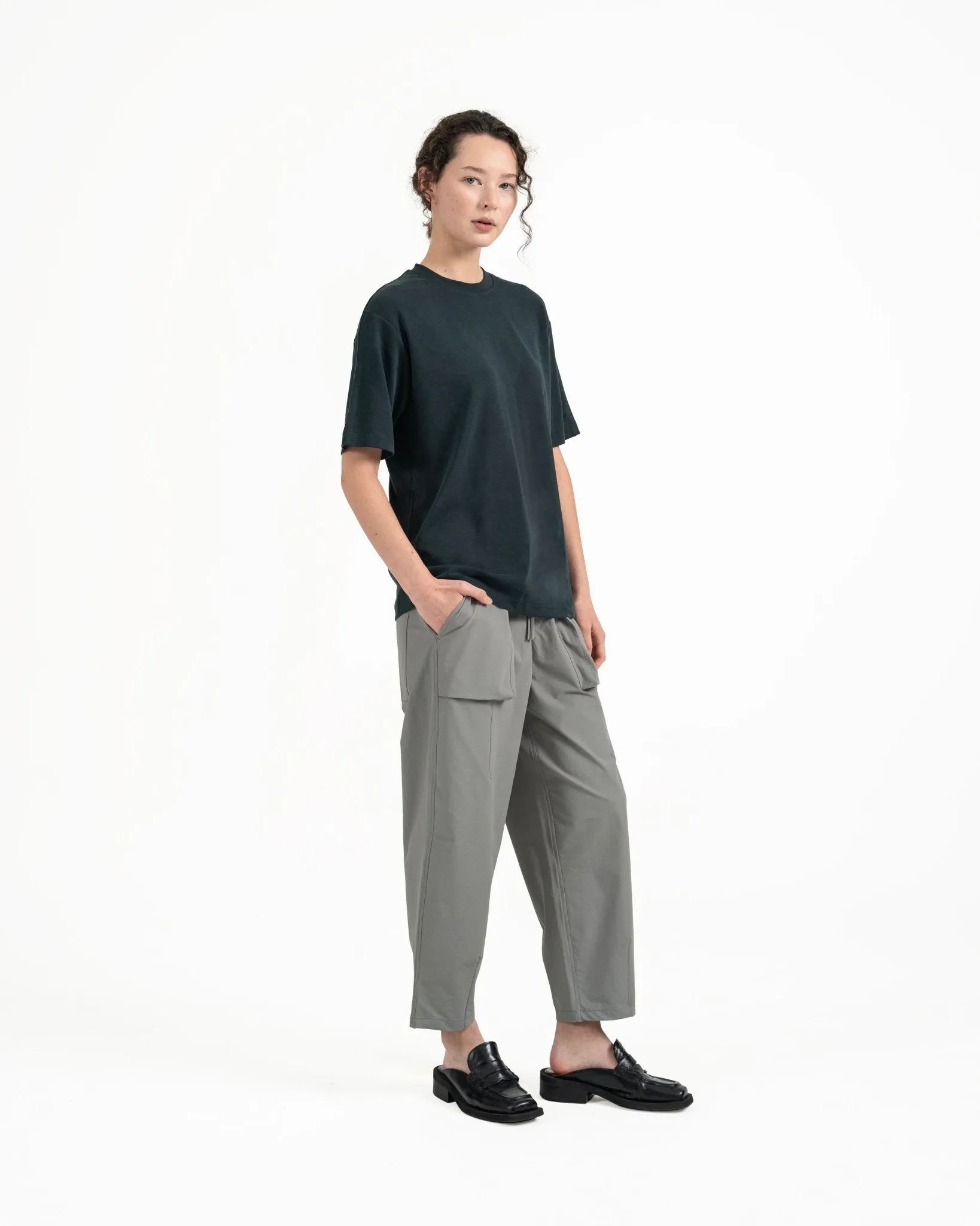 Cupro Signature Tee - Grayeen