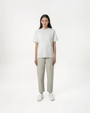 Cupro Signature Tee - Melange White