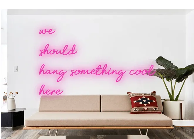 Custom order: we should  hang something cool here