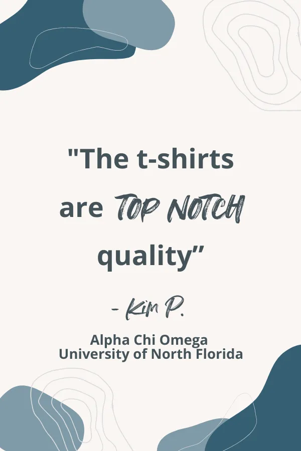 Delta Delta Delta Repeating Notch Tee