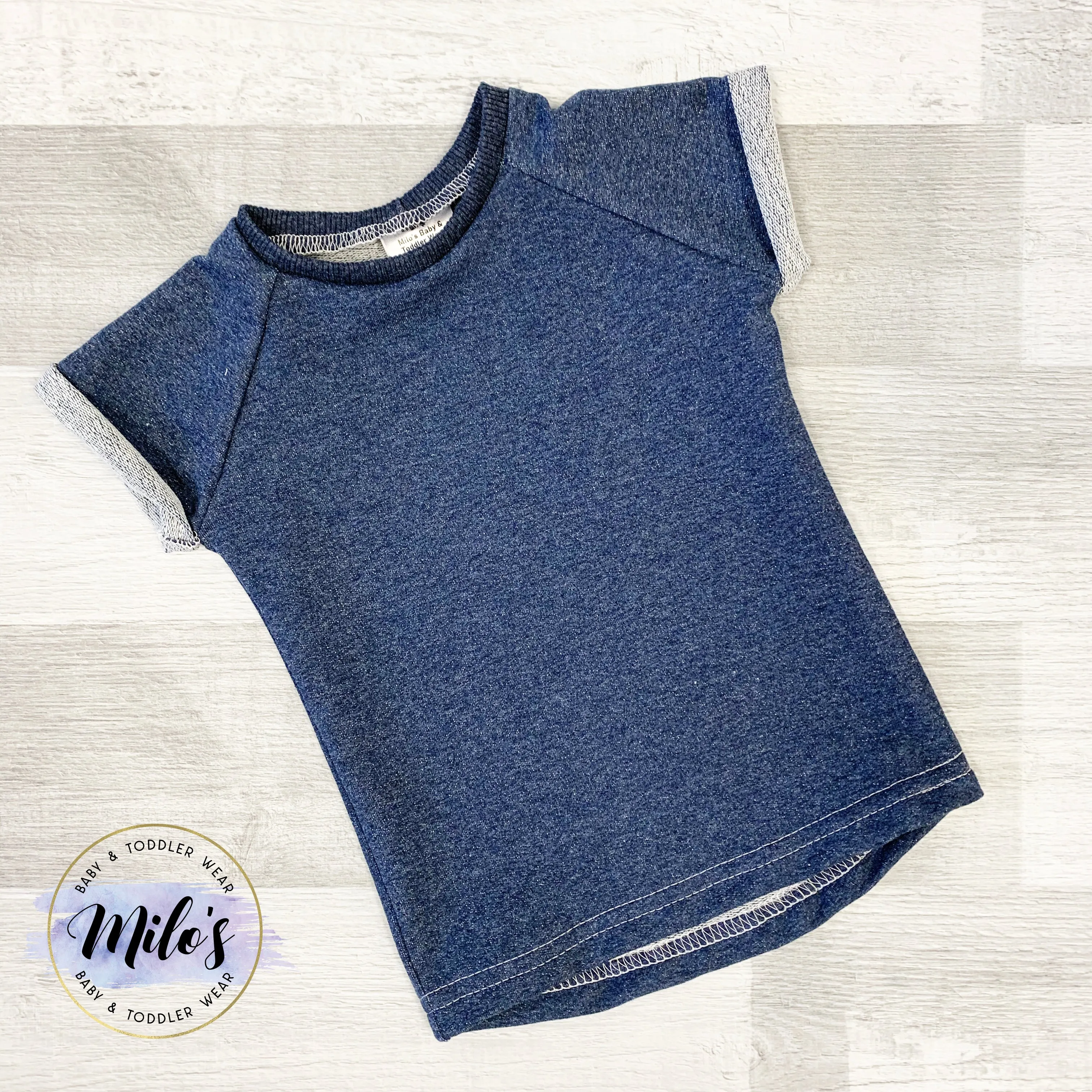 Denim Short Sleeve Tee