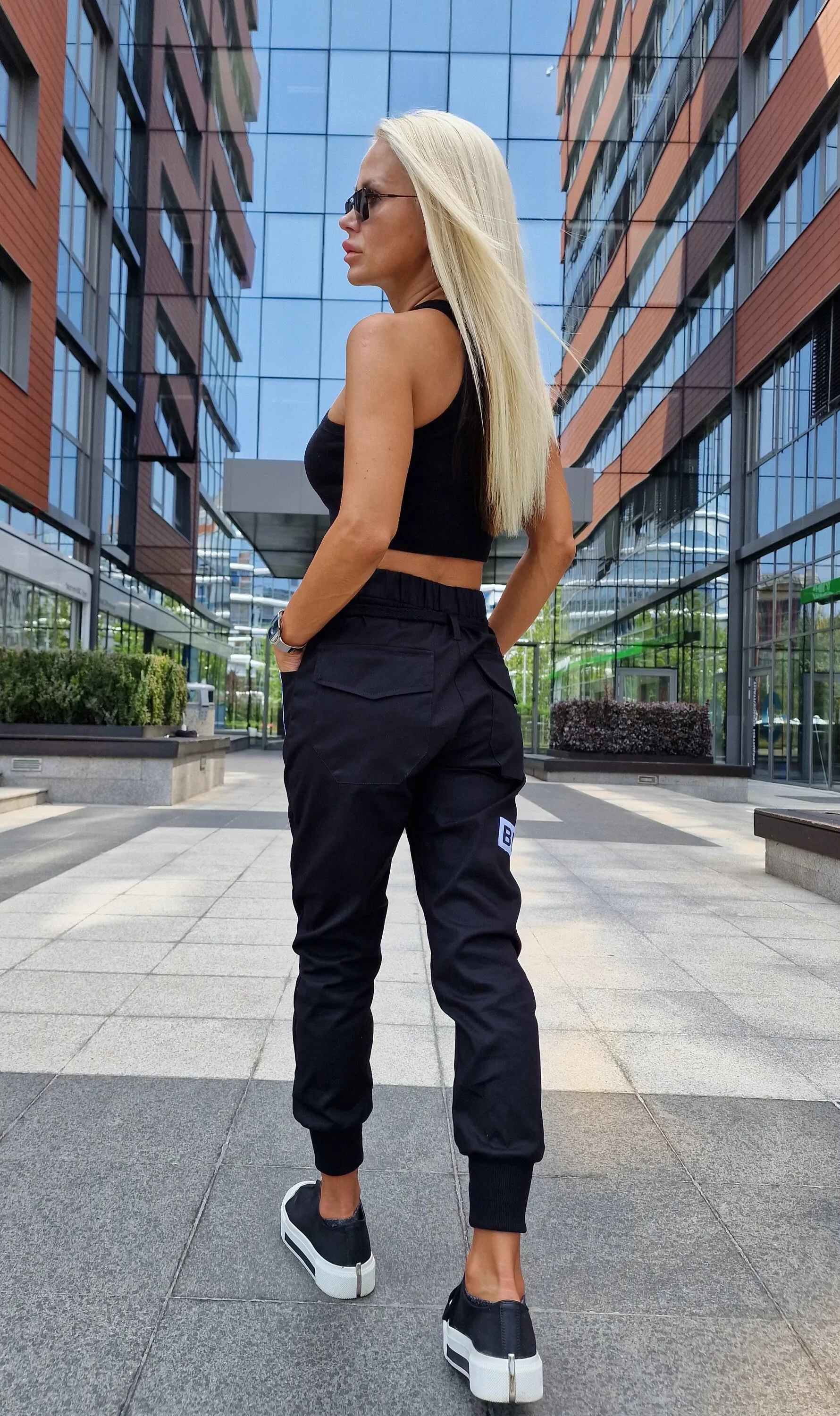 Drop Crotch Pants/ Women Pants/ Harem Women Pants/ Black pants/ Loose pants/ Extravagant Pants/ Avant-garde Trousers/ Pants