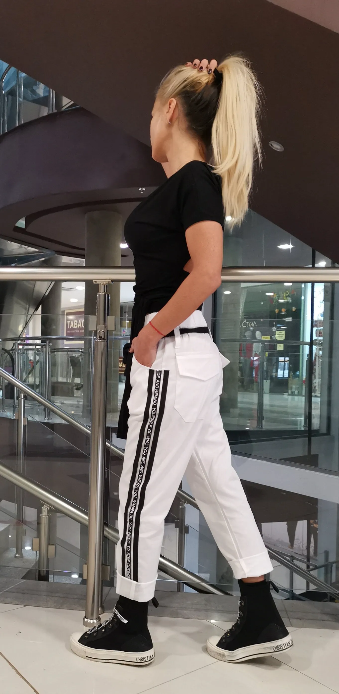 Drop Crotch Pants/Women Trousers /Harem Women Pants/Loose pants/Extravagant Pants/Casual White Pants