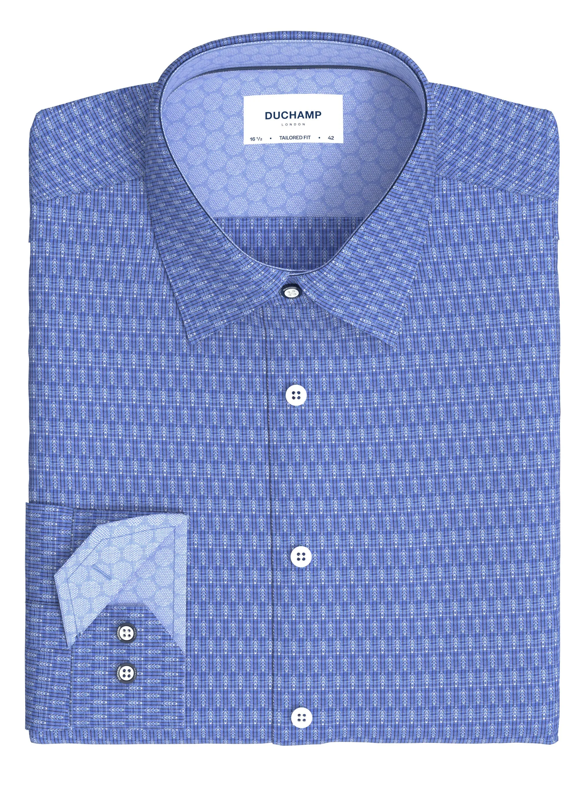 Duchamp London Modern Stripe Dress Shirt