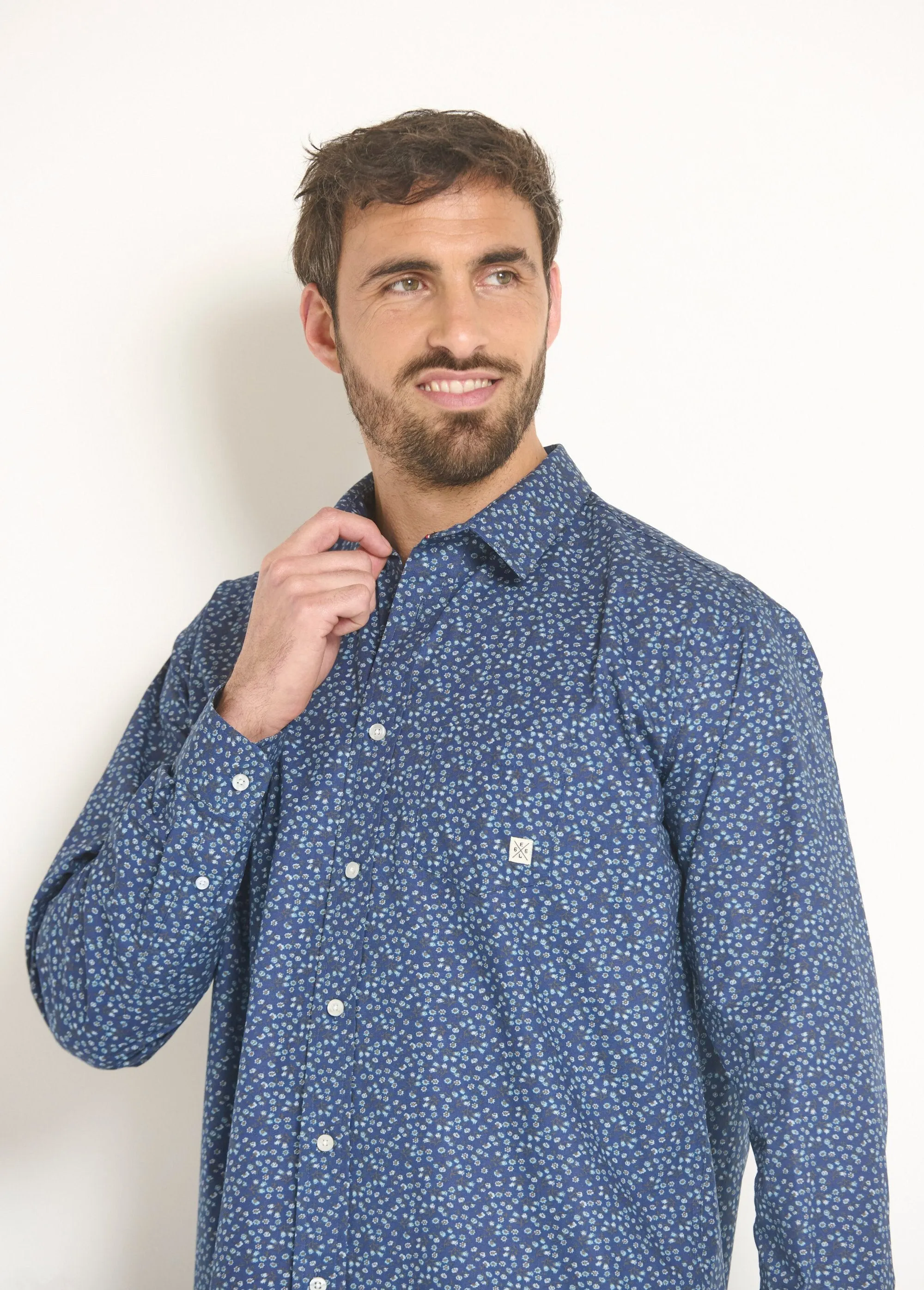 Fancy printed cotton shirt