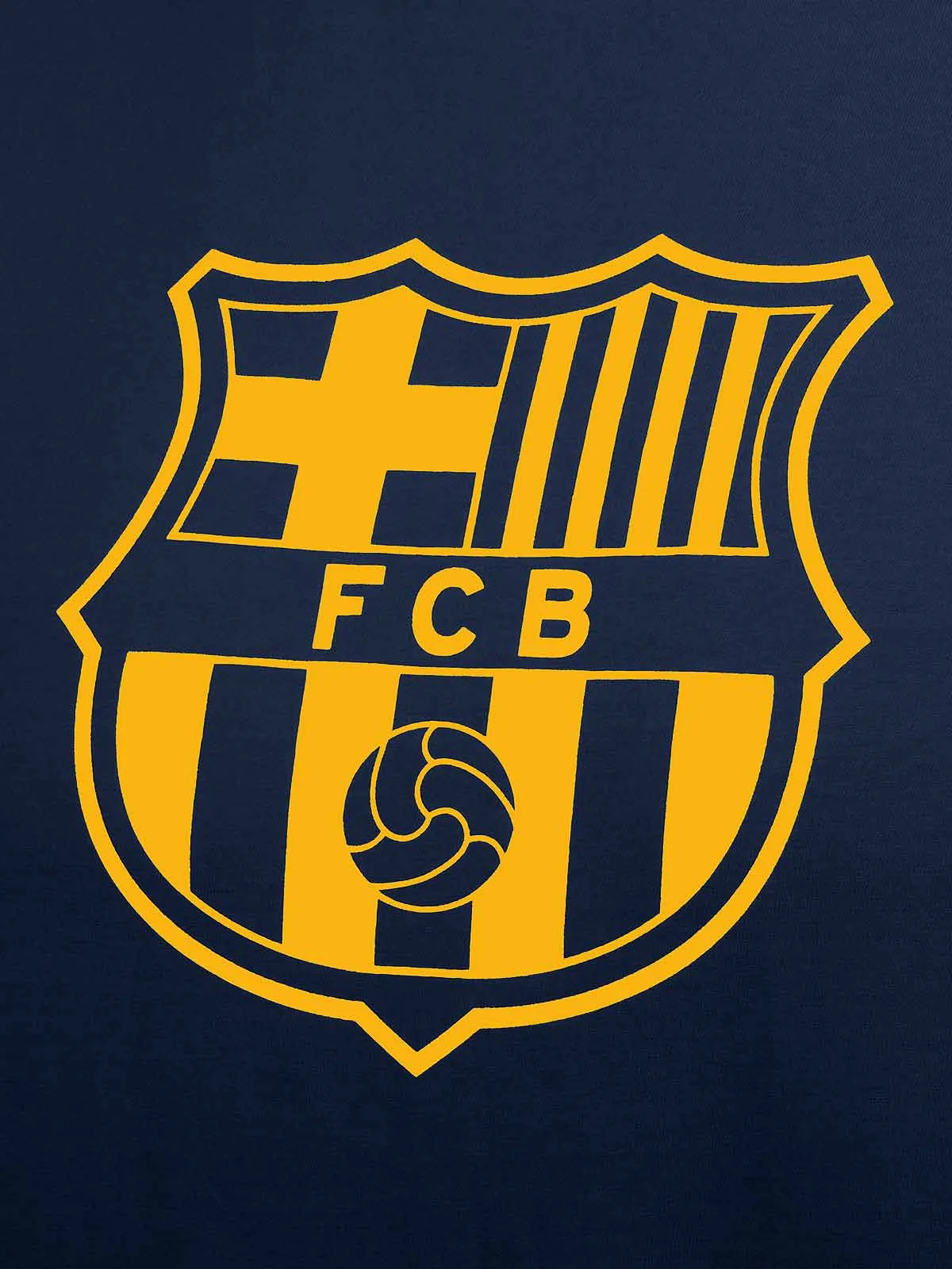 FC Barcelona: Classic Crest T-Shirt - Navy