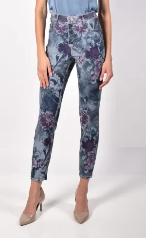 Frank Lyman Blue/Floral Reversible Jeans