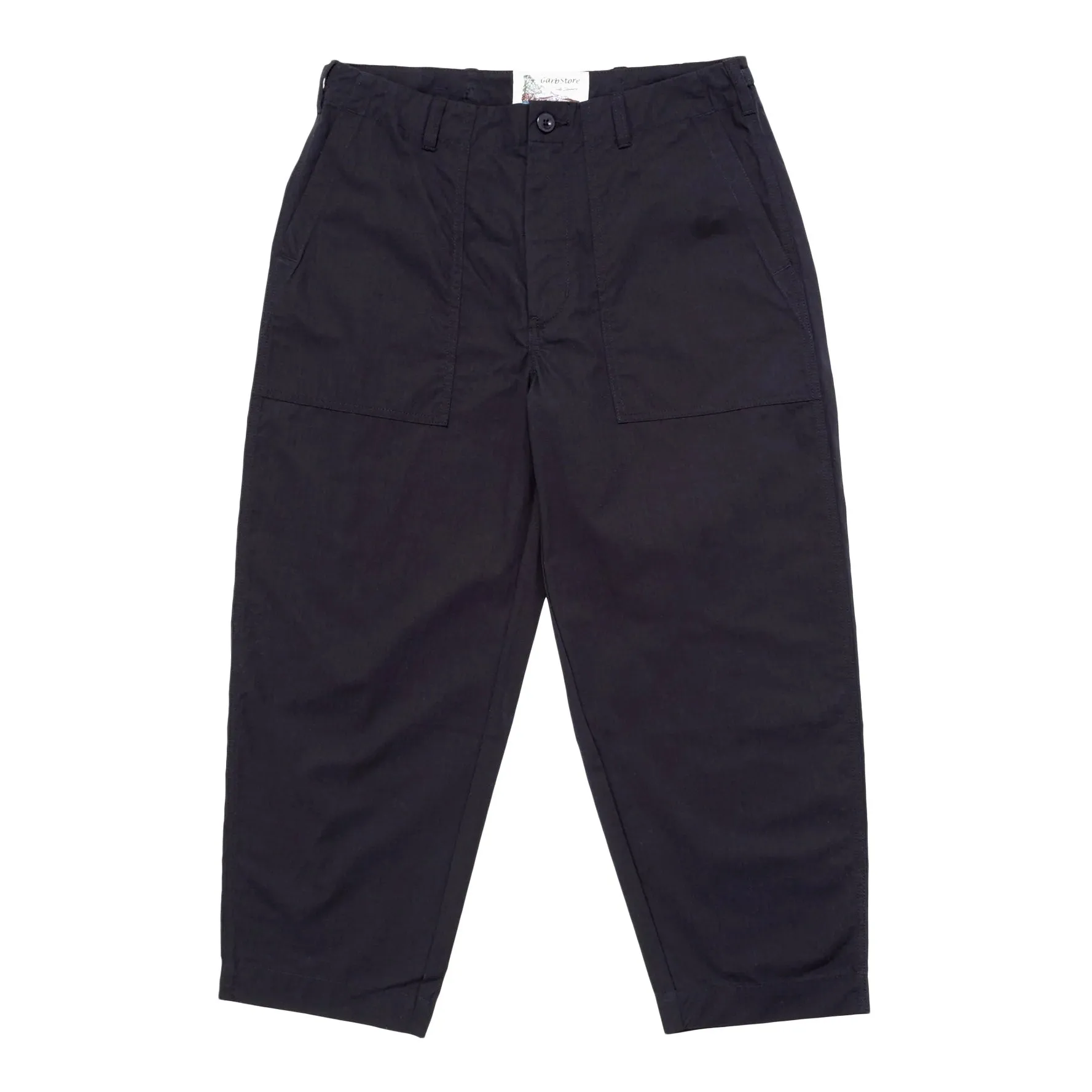 Garbstore Men Ruffle Pants Navy
