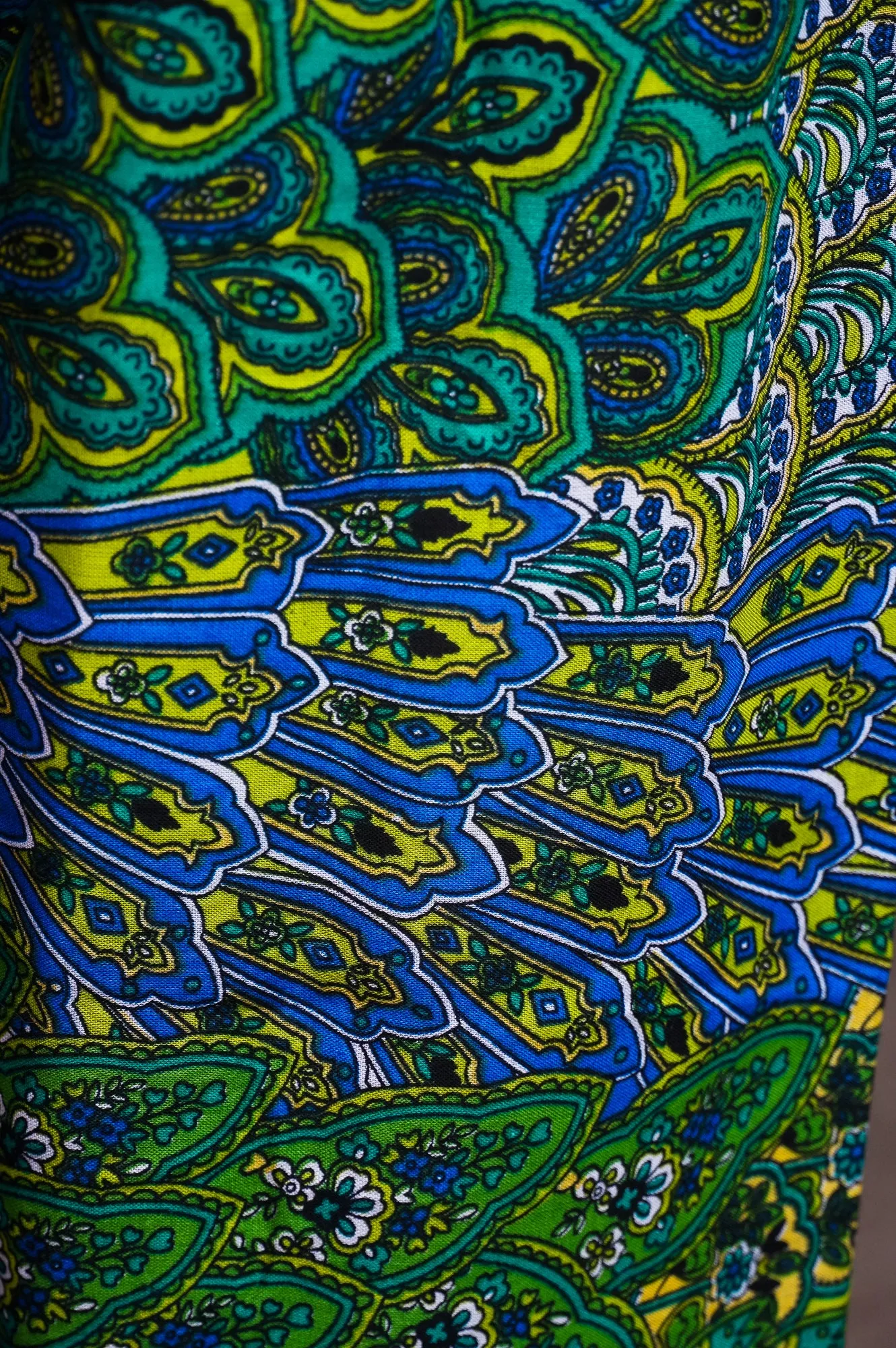 Green Peacock Pants
